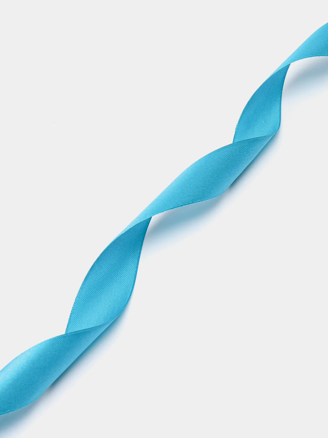 Бирюзовый лента атласная, 25 мм, бобина 22 метра