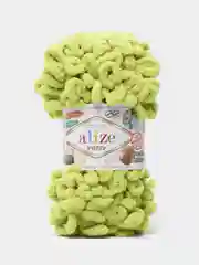 Слоновая кость пряжа с большими петельками Puffy Alize (Ализе Пуффи), разные цвета