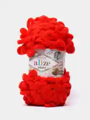 Молочный пряжа с большими петельками Puffy Alize (Ализе Пуффи), разные цвета