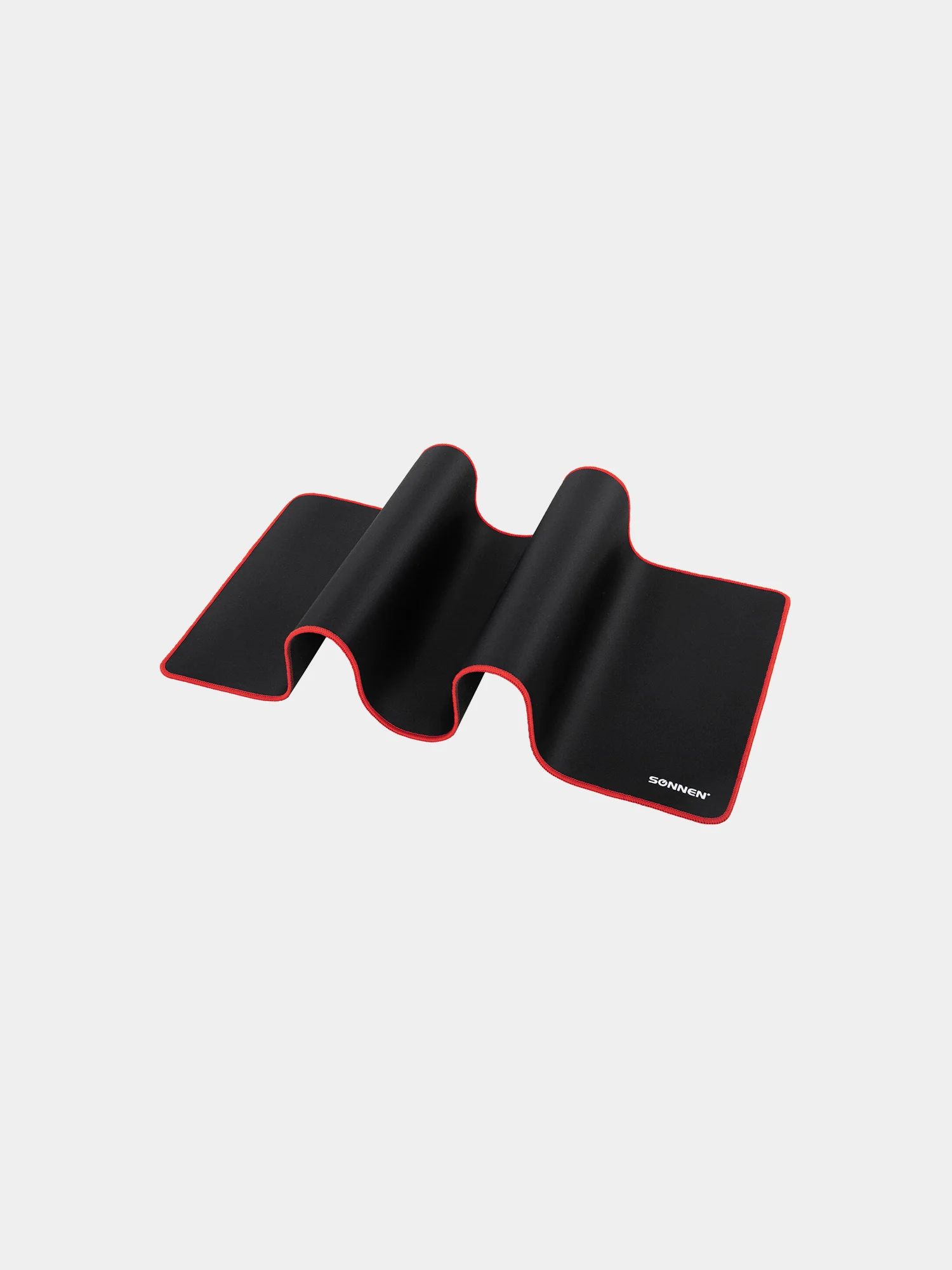 Коврик компьютерный для мыши и клавиатуры BLACK TITAN XL 800x300x3мм,черный,SONNEN, 513615