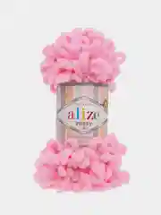 Серый меланж пряжа с большими петельками Puffy Alize (Ализе Пуффи), разные цвета