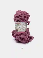 Багровый пряжа с большими петельками Puffy Alize (Ализе Пуффи), разные цвета