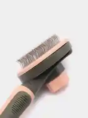 Розовый расческа самоочищающаяся, для кошек и собак