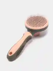 Розовый расческа самоочищающаяся, для кошек и собак
