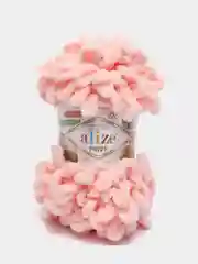 Розовый пряжа с большими петельками Puffy Alize (Ализе Пуффи), разные цвета