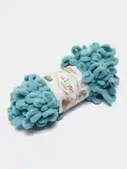 Зелёный хаки пряжа с большими петельками Puffy Alize (Ализе Пуффи), разные цвета