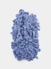 Синий меланж пряжа с большими петельками Puffy Alize (Ализе Пуффи), разные цвета
