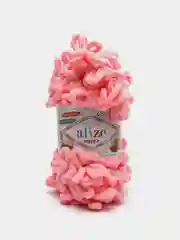 Пастельно-коралловый пряжа с большими петельками Puffy Alize (Ализе Пуффи), разные цвета