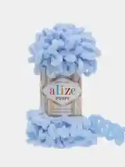 Ледяной пряжа с большими петельками Puffy Alize (Ализе Пуффи), разные цвета
