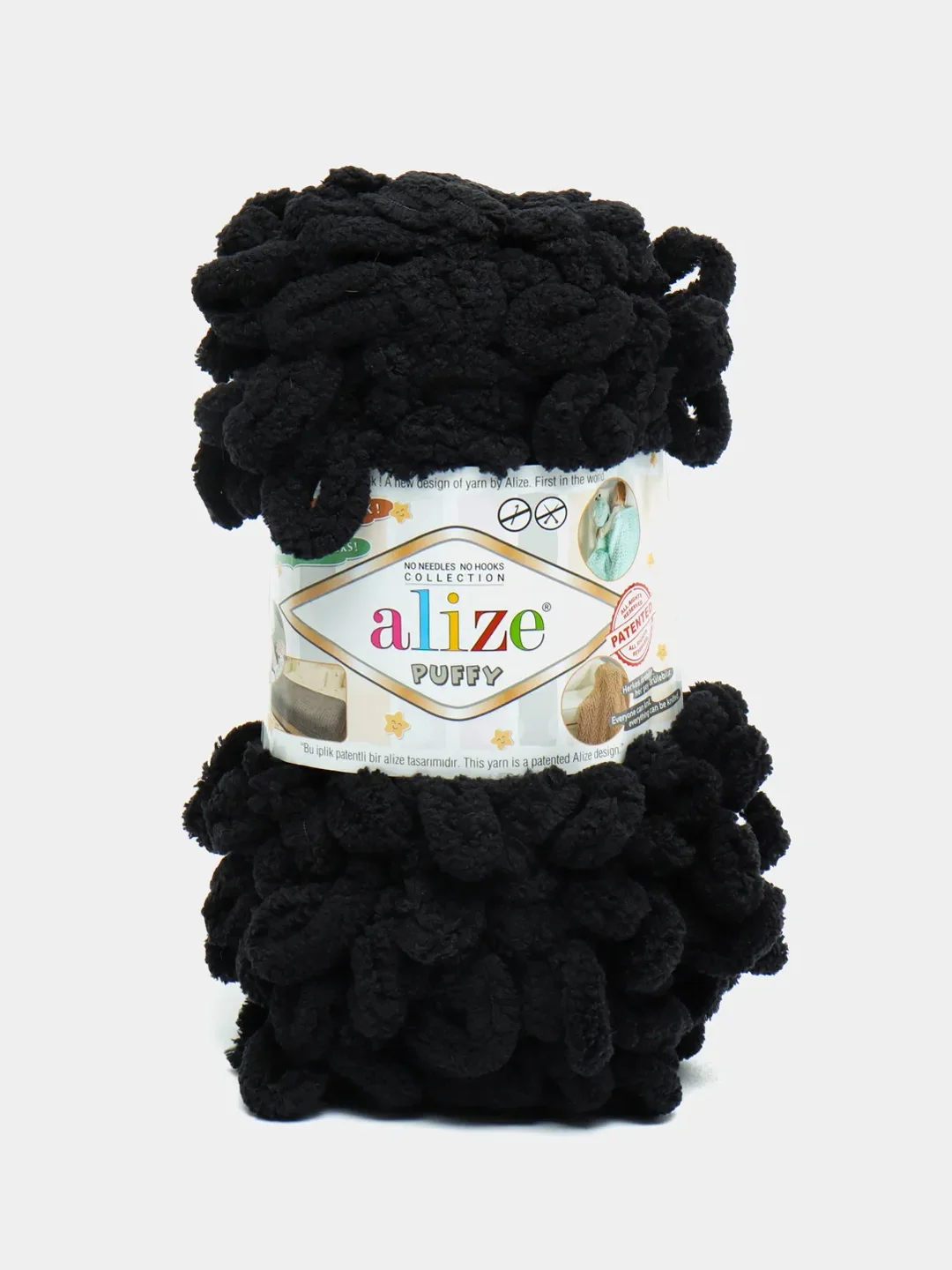 Индиго пряжа с большими петельками Puffy Alize (Ализе Пуффи), разные цвета