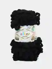 Индиго пряжа с большими петельками Puffy Alize (Ализе Пуффи), разные цвета