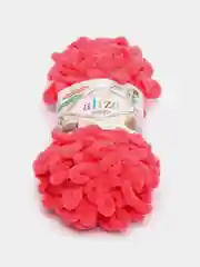 Рыжий пряжа с большими петельками Puffy Alize (Ализе Пуффи), разные цвета