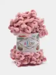 Кораллово-розовый пряжа с большими петельками Puffy Alize (Ализе Пуффи), разные цвета