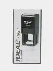 Красный оснастка для штампа Ideal 4924, 40 х 40 мм, с защитной крышкой