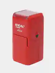 Красный оснастка для штампа Ideal 4924, 40 х 40 мм, с защитной крышкой