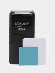 Черный оснастка для штампа Ideal 4924, 40 х 40 мм, с защитной крышкой