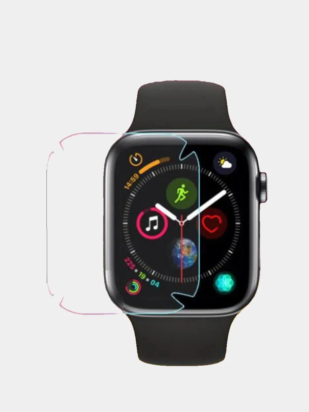 Гидрогелевая защитная плёнка Watch 2, 3, 4, 5, 6, 7, SE 38, 40, 41, 42, 44, 45, 47, 49