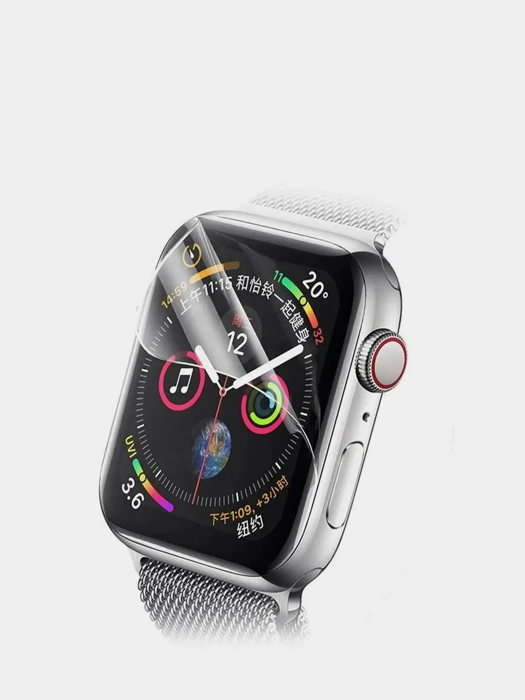 Гидрогелевая защитная плёнка Watch 2, 3, 4, 5, 6, 7, SE 38, 40, 41, 42, 44, 45, 47, 49