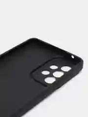 Черный чехол силиконовый для Samsung A12, A13, A23, A33, A53, A73, M12, защита камеры, самсунг