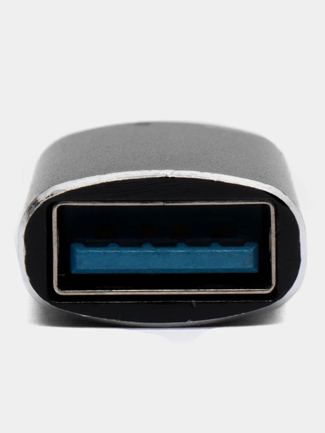 Черный адаптер переходник с USB Lightning для iPhone