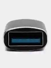 Черный адаптер переходник с USB Lightning для iPhone