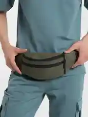Тёмно-зелёный поясная сумка Toprock Classic Bag, унисекс, 17 цветов
