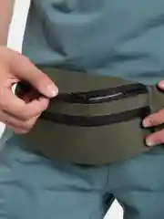 Тёмно-зелёный поясная сумка Toprock Classic Bag, унисекс, 17 цветов