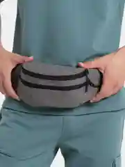 Серый меланж поясная сумка Toprock Classic Bag, унисекс, 17 цветов