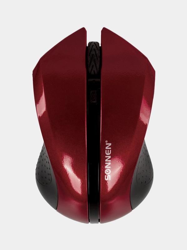 Мышь беспроводная SONNEN WM-250Br, USB,1600dpi, 3 кнопки+1 колесо,оптическая, 512641