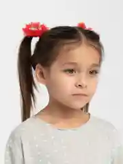 Красный резинки для волос Китти, 2 штуки