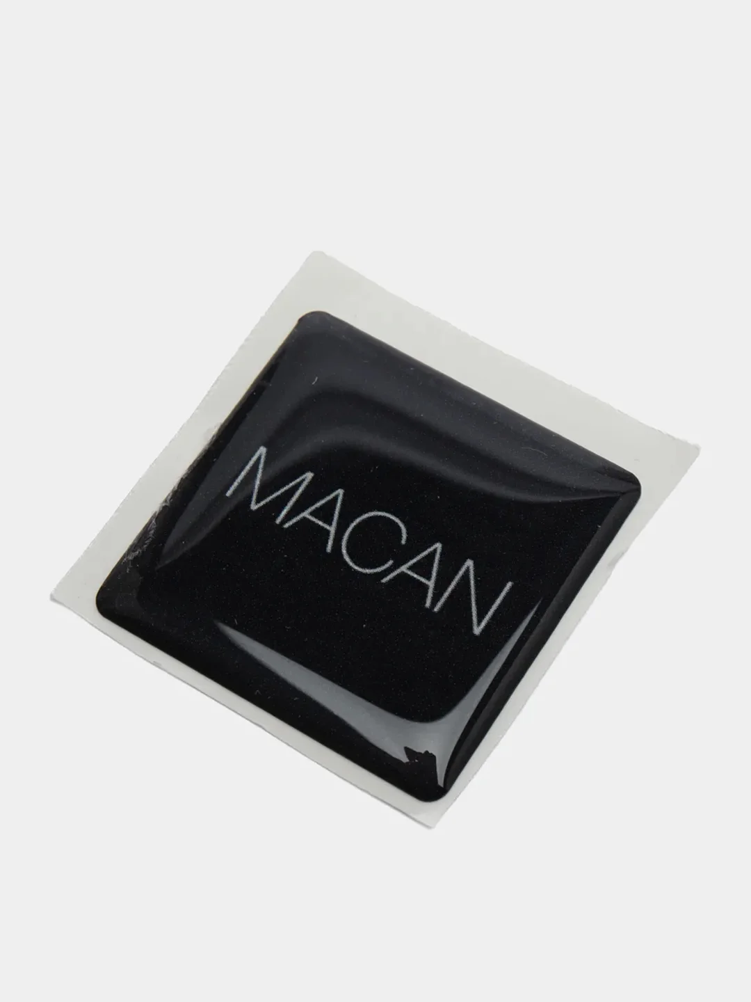 Алый 3d наклейки-стикеры на телефон "Macan (Макан)"