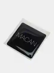 Алый 3d наклейки-стикеры на телефон "Macan (Макан)"