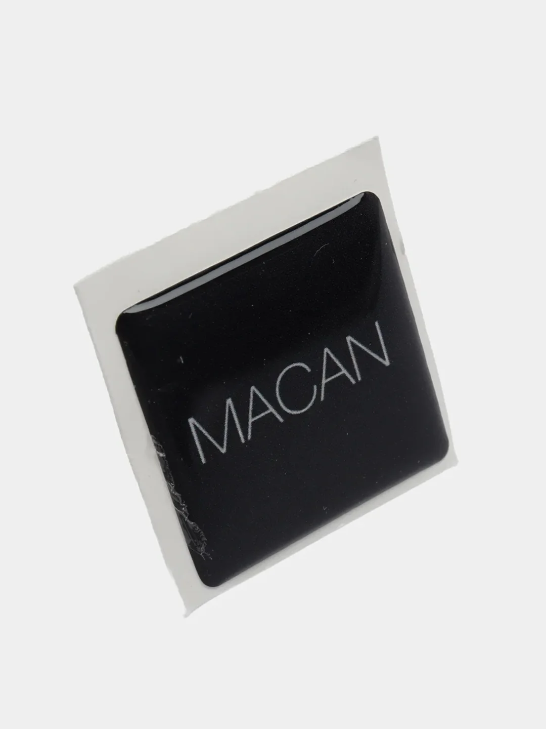 Алый 3d наклейки-стикеры на телефон "Macan (Макан)"