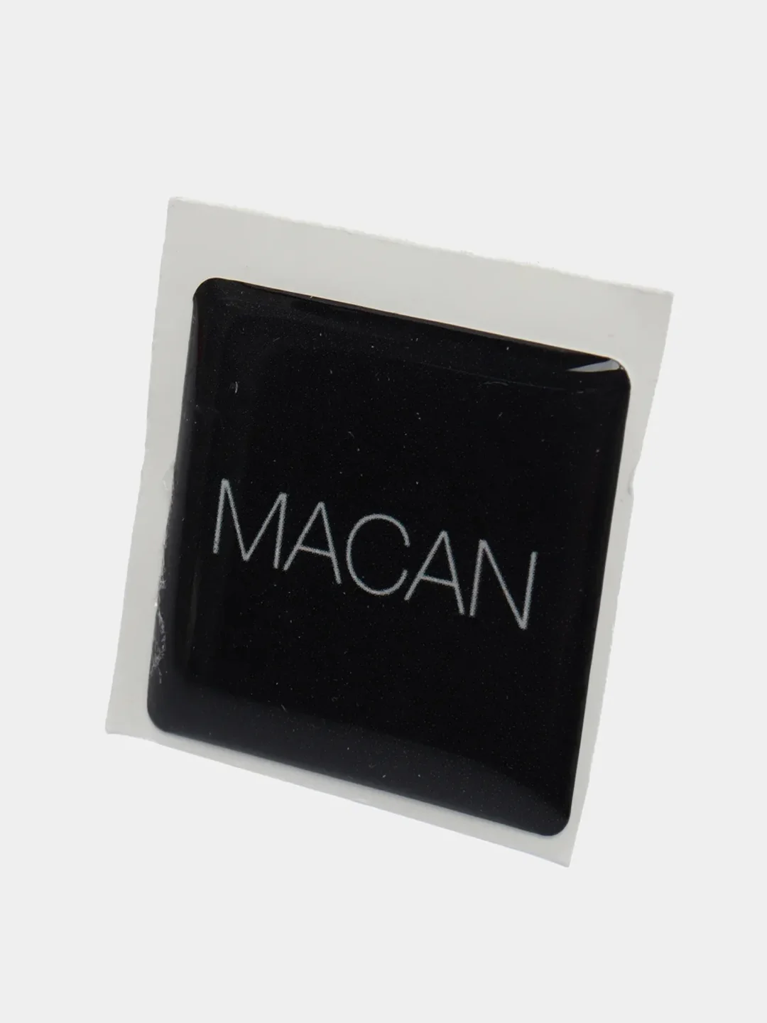 Алый 3d наклейки-стикеры на телефон "Macan (Макан)"