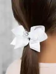 Бант для волос, белый