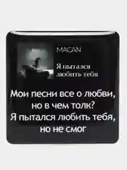 Мятный 3d наклейки-стикеры на телефон "Macan (Макан)"