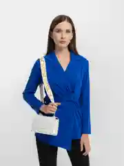 Белый сумка женская, через плечо, из экокожи, 4 цвета