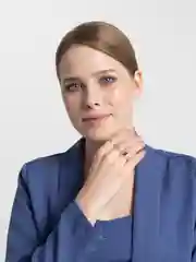 Золотой набор из 3 колец, регулируемые