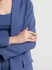 Золотой набор фаланговых колец, женские, 6 штук
