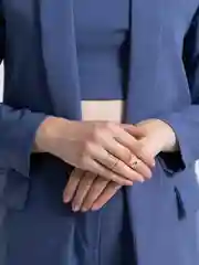 Золотой набор фаланговых колец, женские, 6 штук