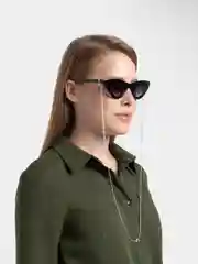 Серебряный цепочка для очков