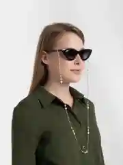 Золотой цепь для очков