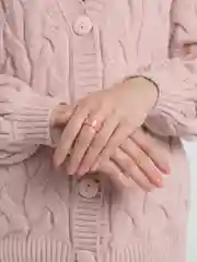 Оранжевый акриловое кольцо
