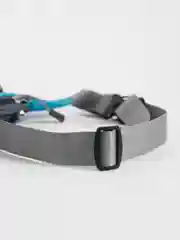 Голубой сумка на пояс мужская, спортивная, полиэстер, 34 х 11, 2 дизайна