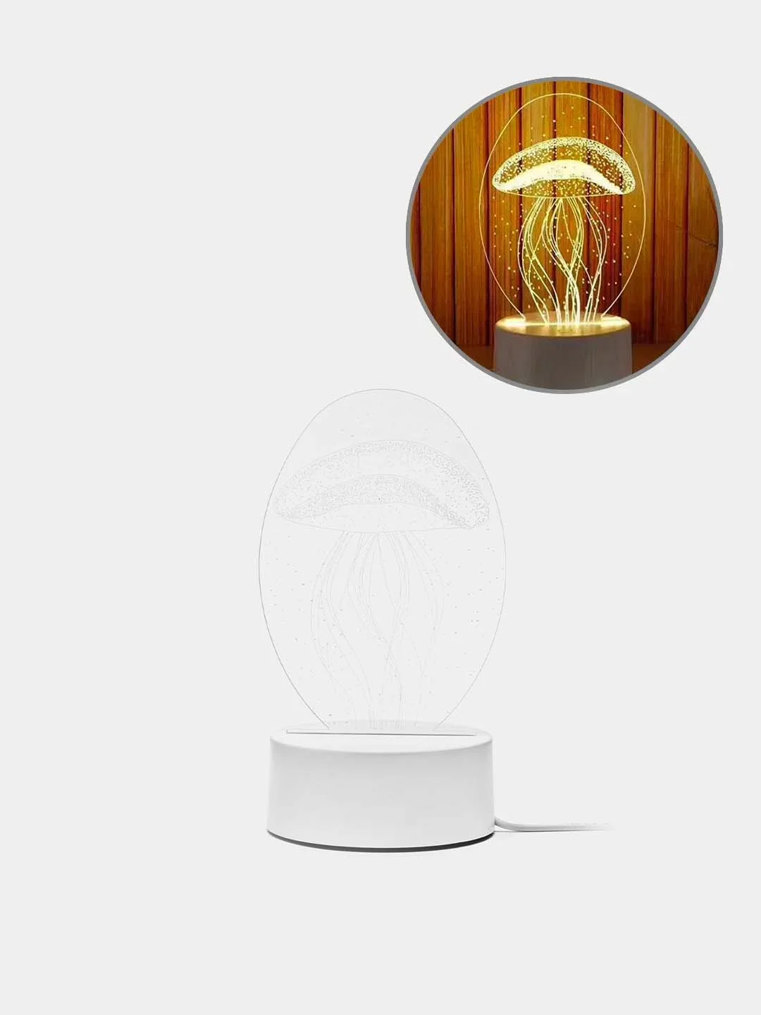 Красный детский ночник LED