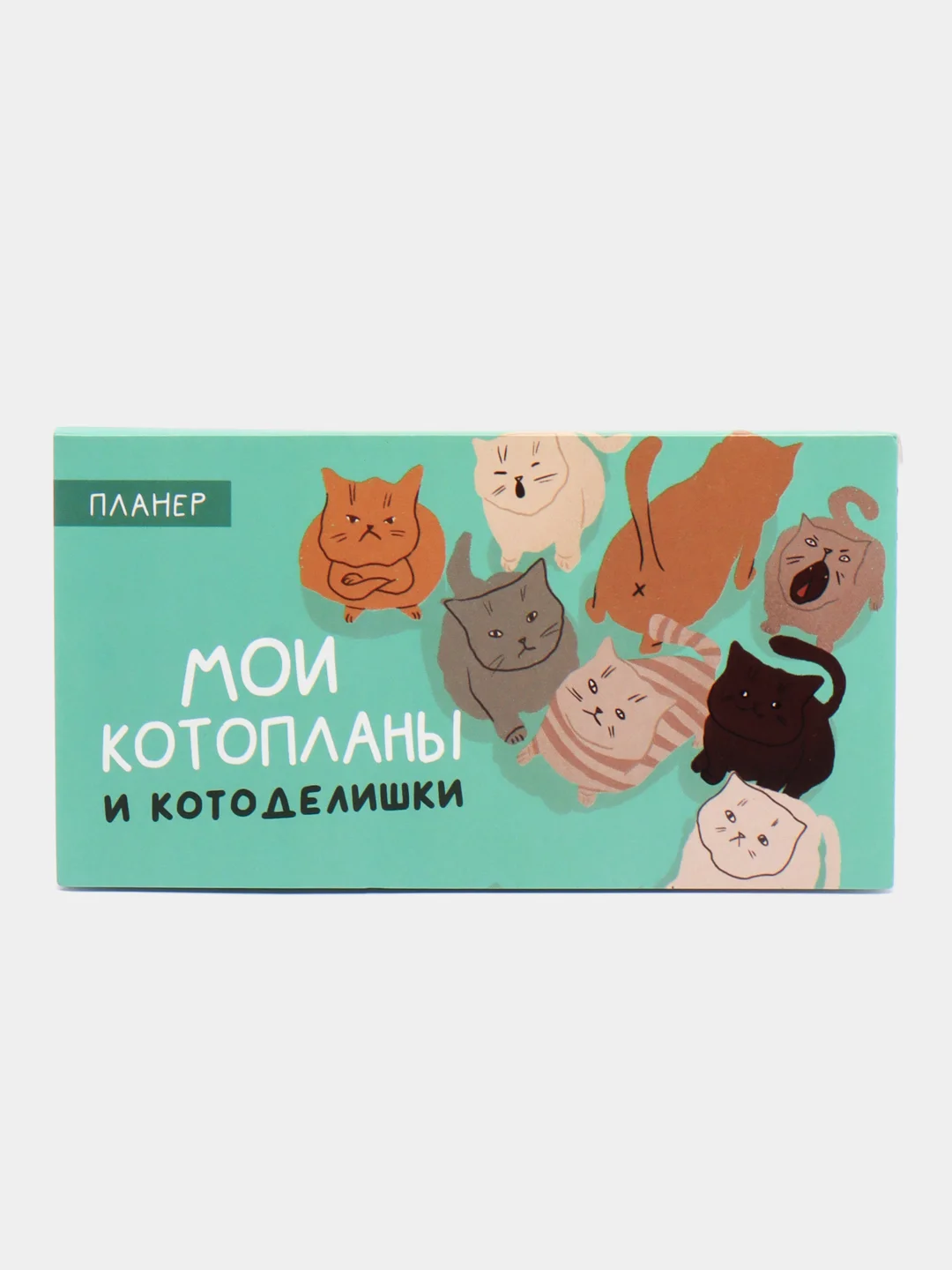 Бирюзовый планер с отрывными листами, 50 листов/ Планинг блокнот