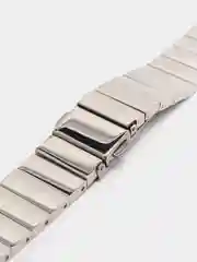 Серебряный металлический ремешок для Huawei band 7 / Honor band 7 хуавей хонор ми банд бэнд