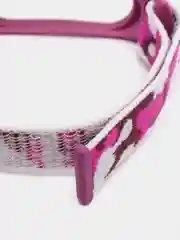 Фиолетовый нейлоновый ремешок для Xiaomi Mi Band (бэнд) 3, 4, 5, 6 камуфляж сяоми ми банд NFC
