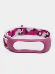 Фиолетовый нейлоновый ремешок для Xiaomi Mi Band (бэнд) 3, 4, 5, 6 камуфляж сяоми ми банд NFC