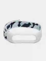Серый нейлоновый ремешок для Xiaomi Mi Band (бэнд) 3, 4, 5, 6 камуфляж сяоми ми банд NFC